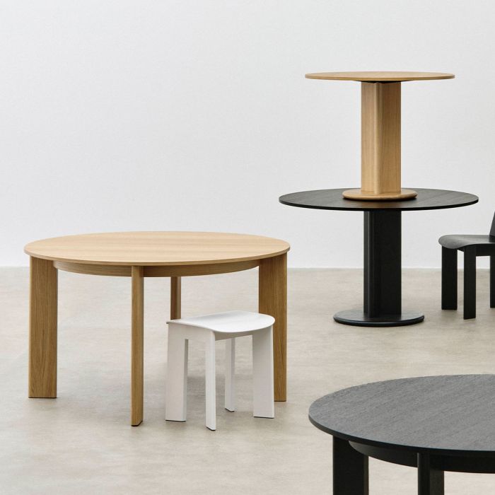 Table ronde Chisel 25 - 4 pieds