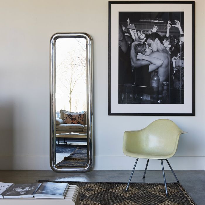 Chubby Standing Chrome Mirror