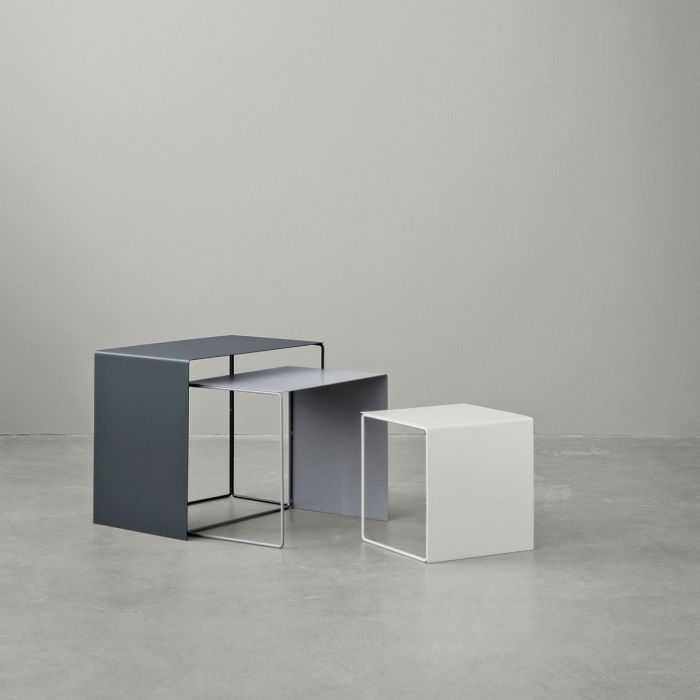 Lot de 3 tables gigognes Cluster 