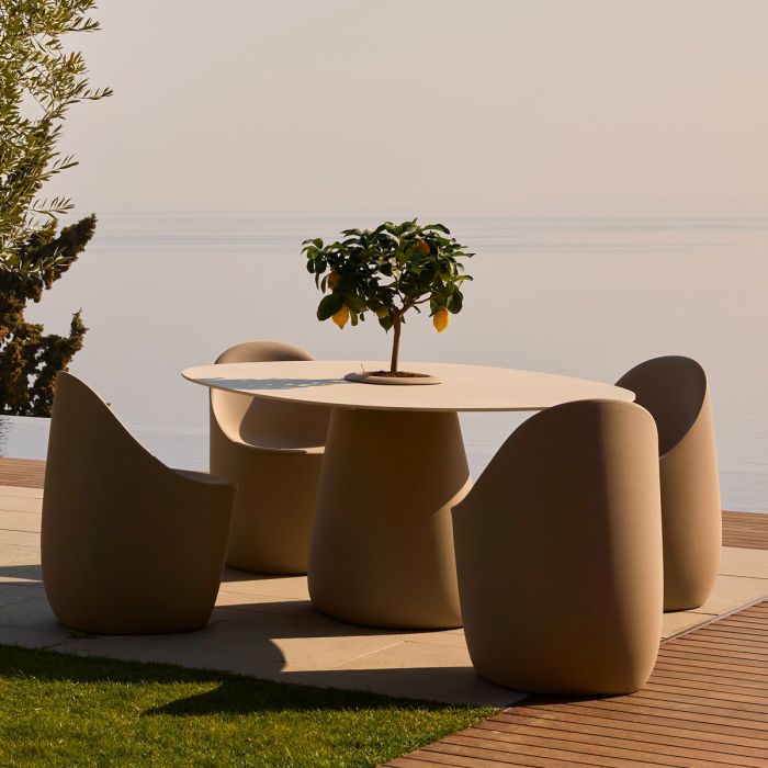 Table avec seau Cobble