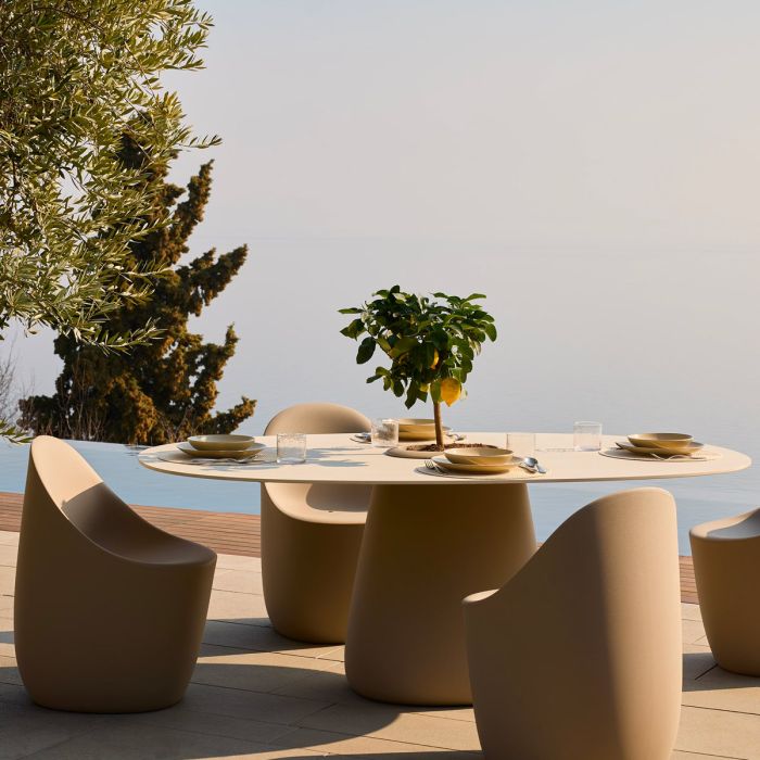 Table avec seau Cobble