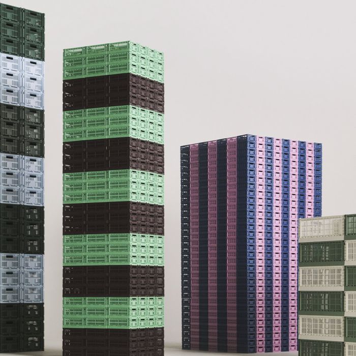 Panier Colour Crate - Lot de 4