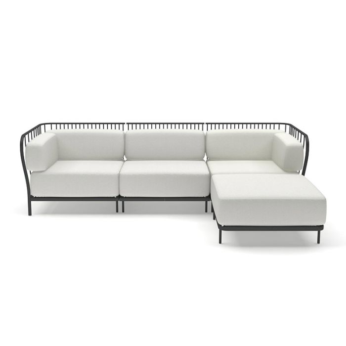 Cannolé Sofa 3 Places avec méridienne