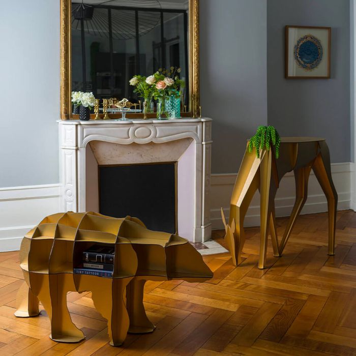 Console biche Diane capsule Gold