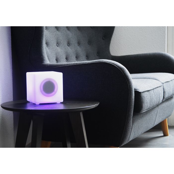Cube LED Small Sans Fil / Enceinte Bluetooth (Outlet)