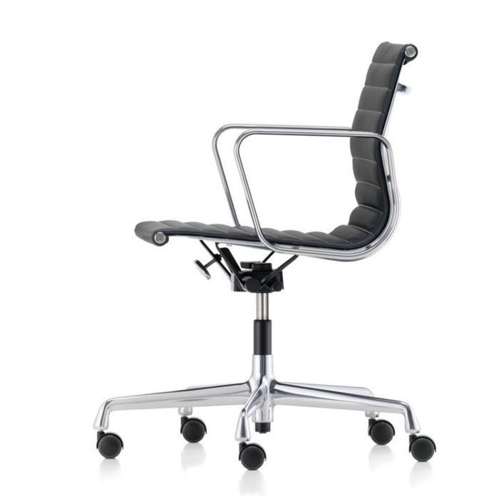 Aluminium EA 117 - Cuir noir L50