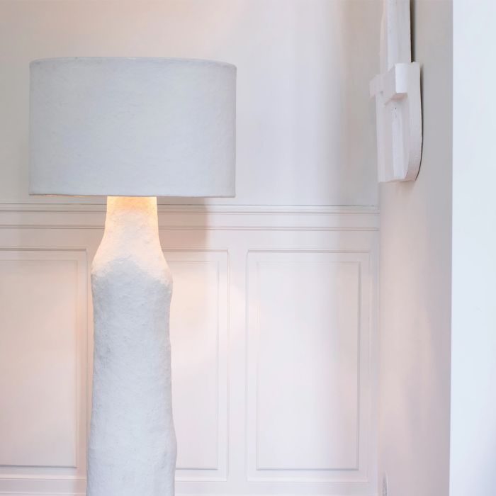Lampadaire M blanc Earth