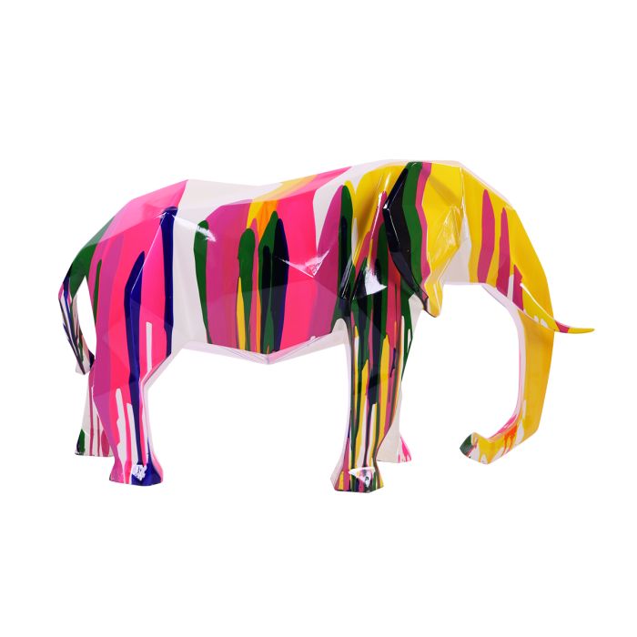 Elephant Large - Rainbow