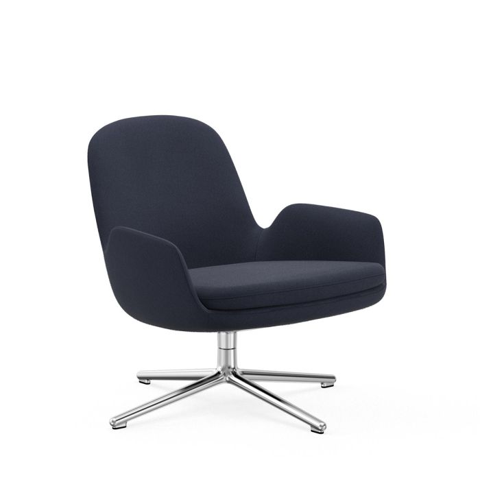 Lounge chair Era low swivel tissu Aquarius 