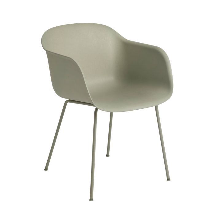 Fauteuil Fiber Base Tube - Coque
