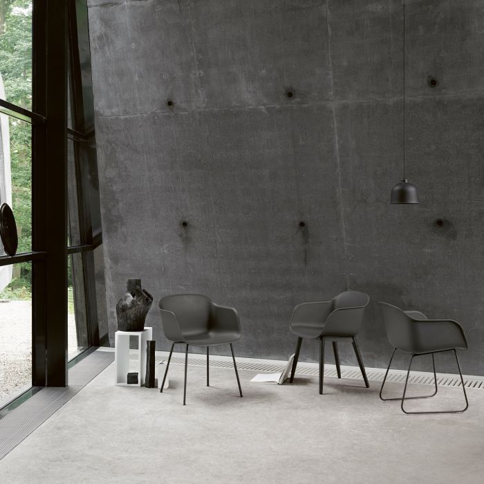 Fauteuil Fiber Base Traîneau - Tissus