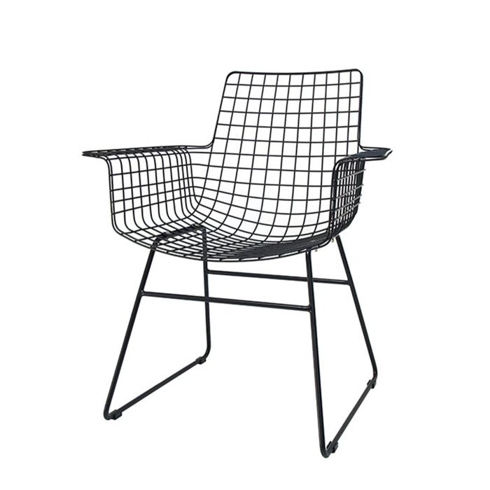 Wire Metal Armchair