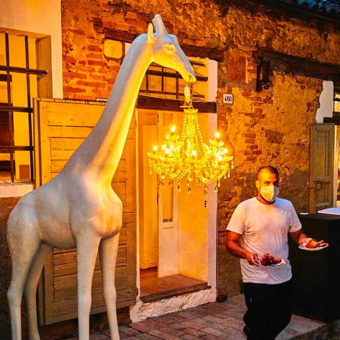 Lampadaire Giraffe in love M - Outdoor