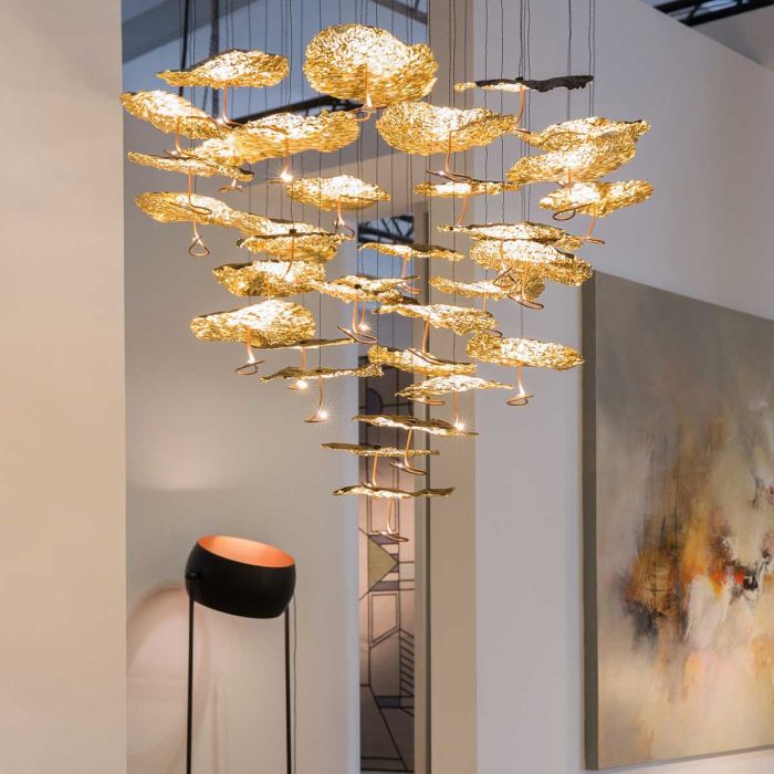 Gold Moon Chandelier 20 (Outlet)
