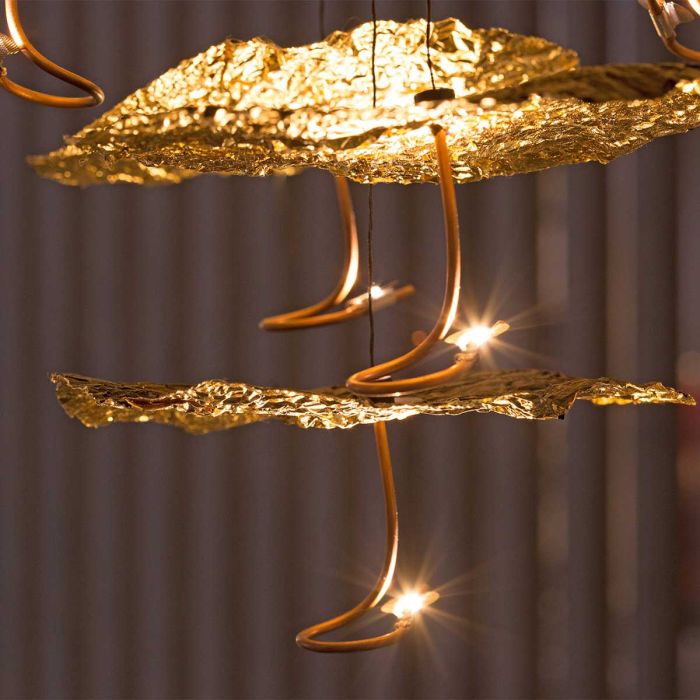 Gold Moon Chandelier