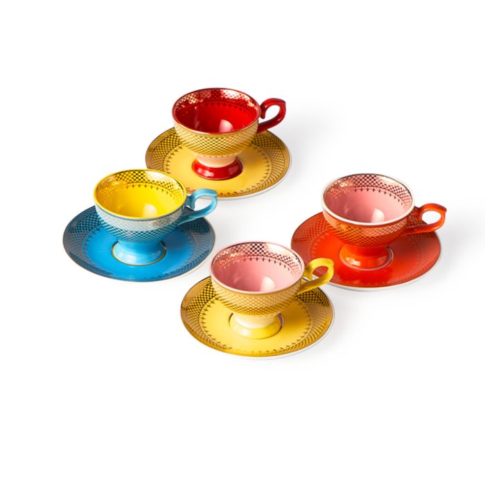 Service à café Grandma - Lot de 4