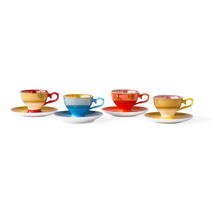 Service à café Grandma - Lot de 4