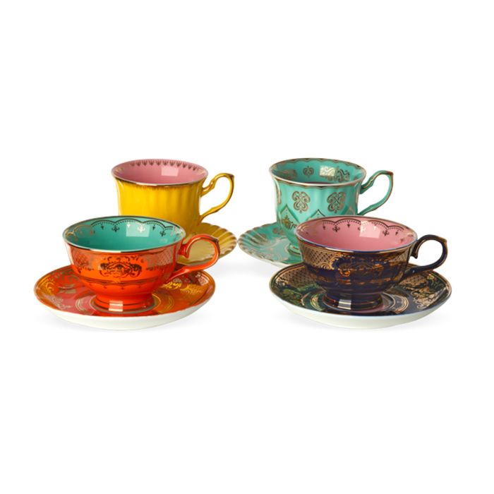 Service à thé Grandpa Teacups - Lot de 4