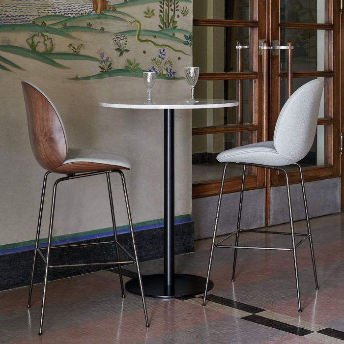Chaise de bar rembourrée Beetle