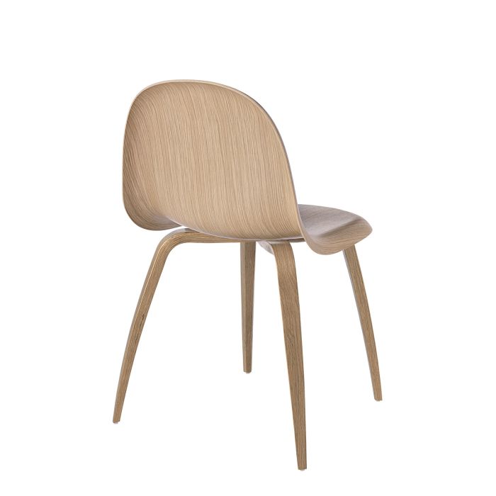 Chaise Gubi 3D - chêne