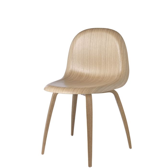 Chaise Gubi 3D - chêne