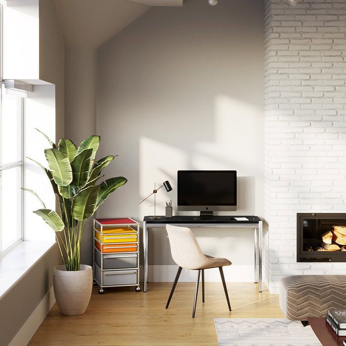 Table étroite Haller 125x50 cm - Quickship 