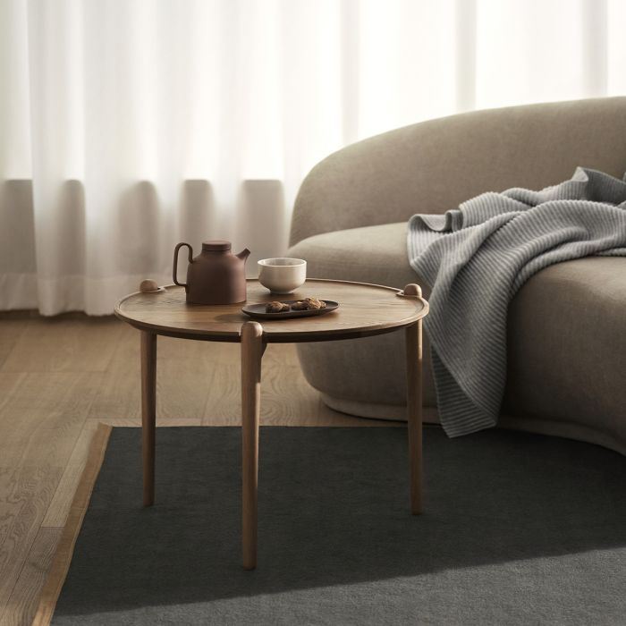 Table basse Aria Diam. 60 cm - Chêne (Outlet)