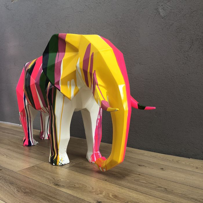 Elephant Large - Rainbow