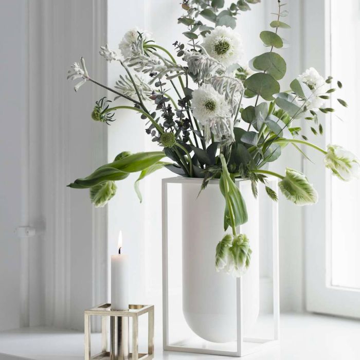 Vase Kubus Lolo -Blanc