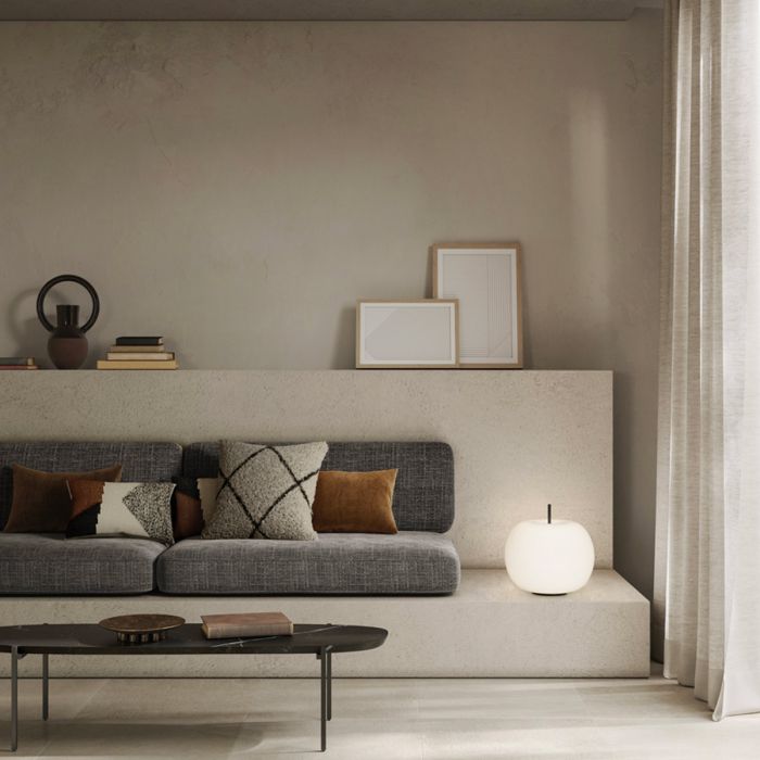 Kushi lampe de table - Noir - Grand
