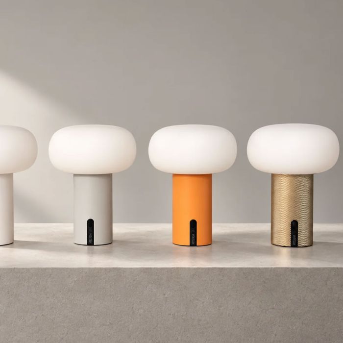 Lampe sans fil Lea laiton brossé