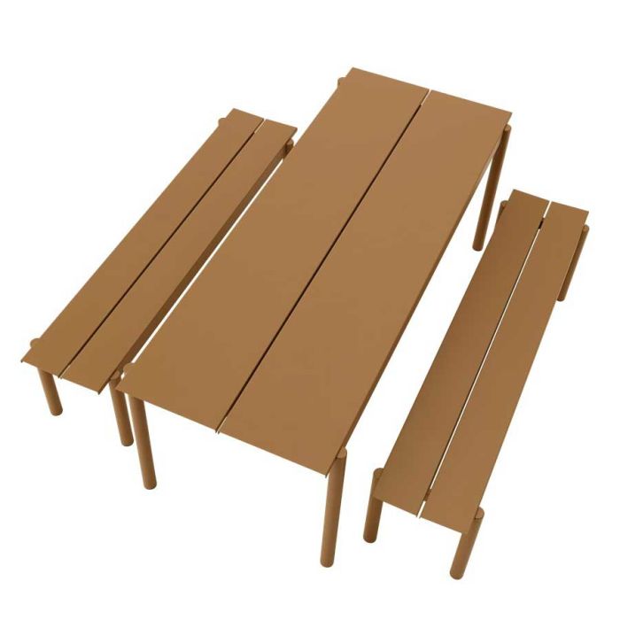 Banc Linear Steel