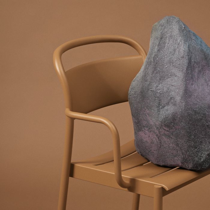 Fauteuil Linear Steel