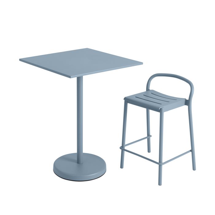 Mange-debout carré Linear Steel