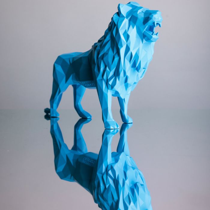 Lion - Bleu mat