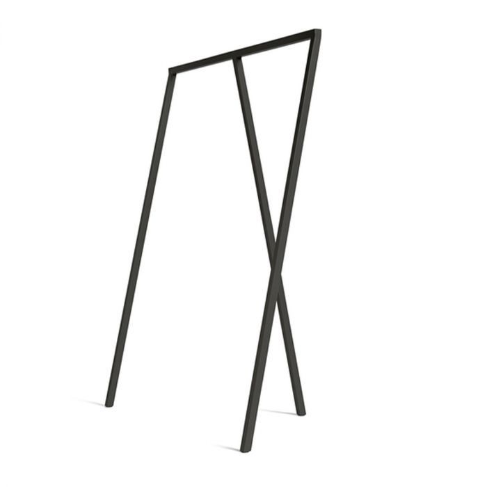 Portant Loop Stand Wardrobe - Noir - Quickship 