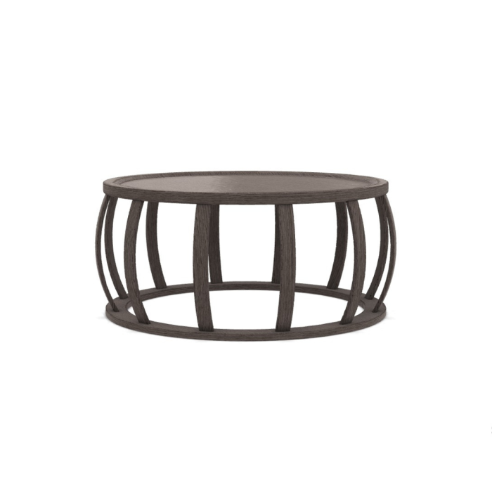 Table basse Loto 80 cm - Chêne fumé (Outlet)