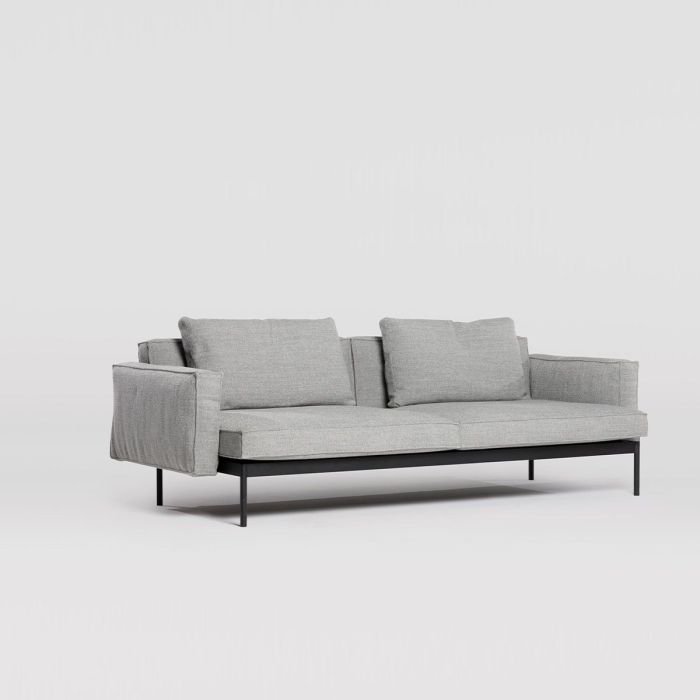 Canapé lounge - Gris (Outlet)