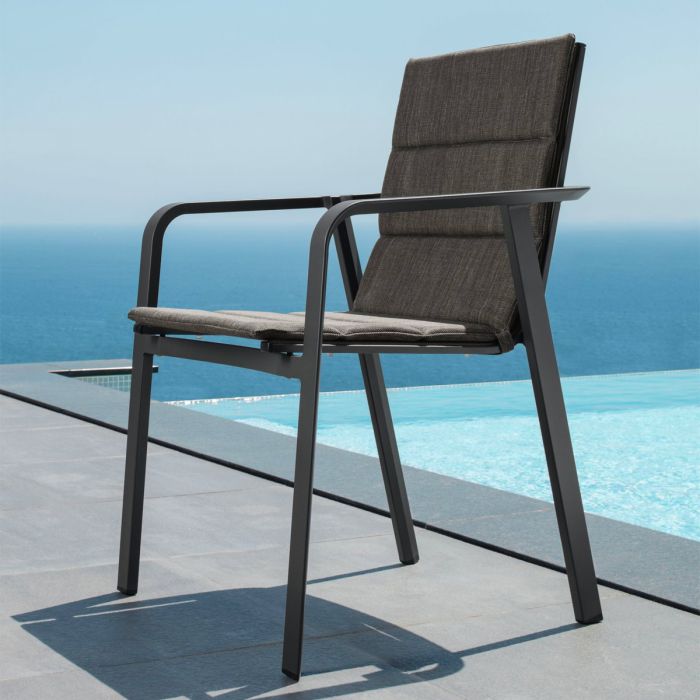 Chaise avec accoudoirs Milo