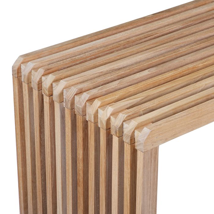 Banc à lattes 