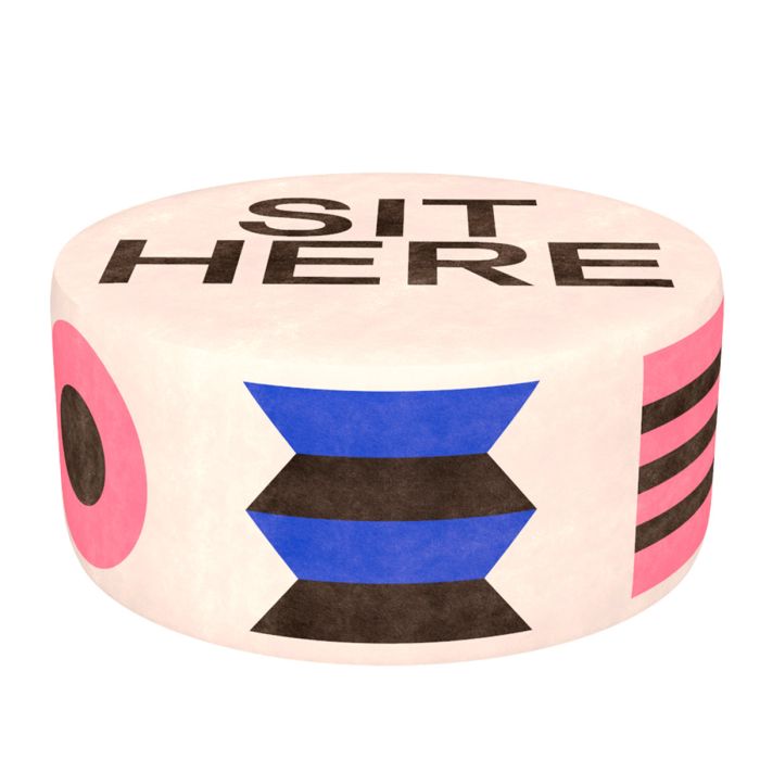 Pouf Oggian Sit here