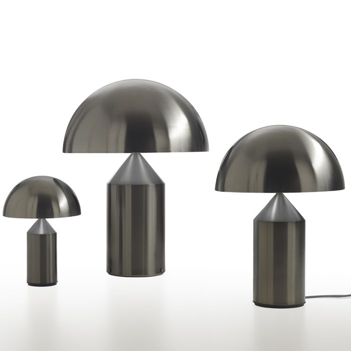 Atollo Nickel Satiné Noir