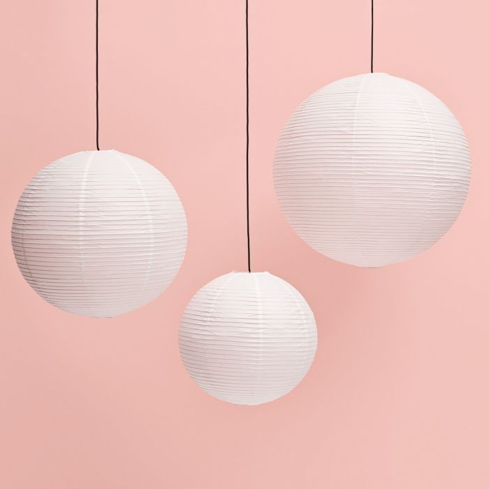 Suspension Paper Shade Round