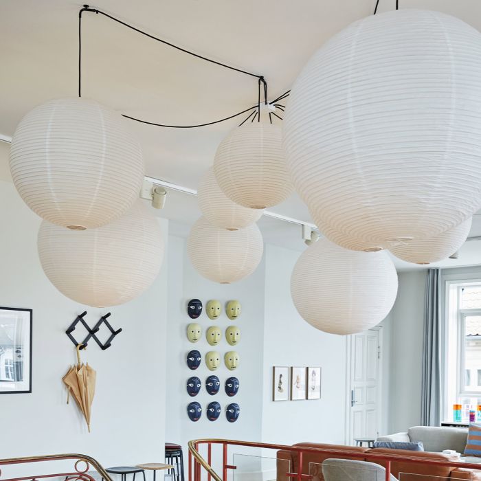 Suspension Paper Shade Round