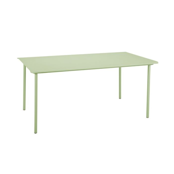Table Patio 140x80 cm - Vert Anis Mat (Outlet)