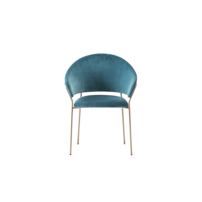 Fauteuil Jazz 3716 - Velour bleu (Outlet)