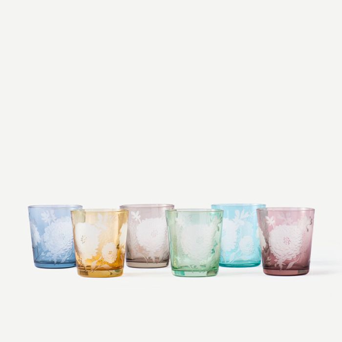 Verre à eau Peony Tumblers - Lot de 6