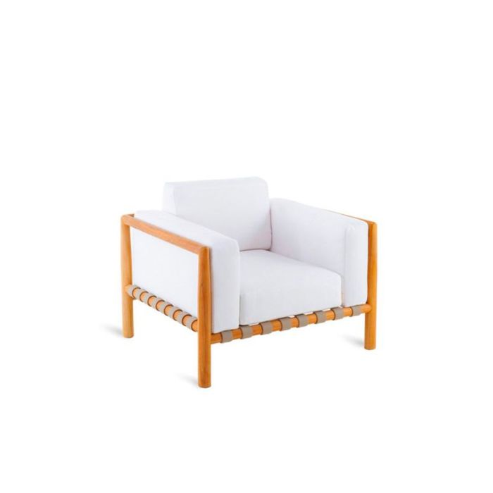 Pevero fauteuil en teck