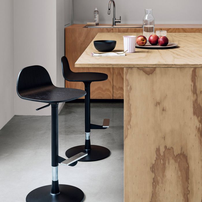 Tabouret Pilat avec dossier
