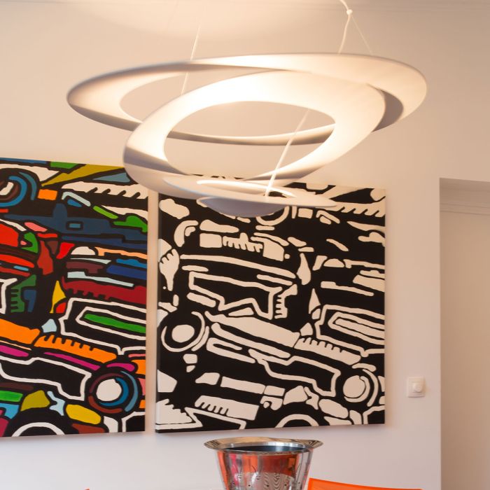 Pirce suspension blanc